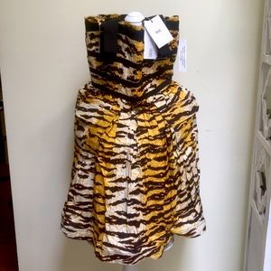 NWT Dolce Gabbana Leopard Corset Dress